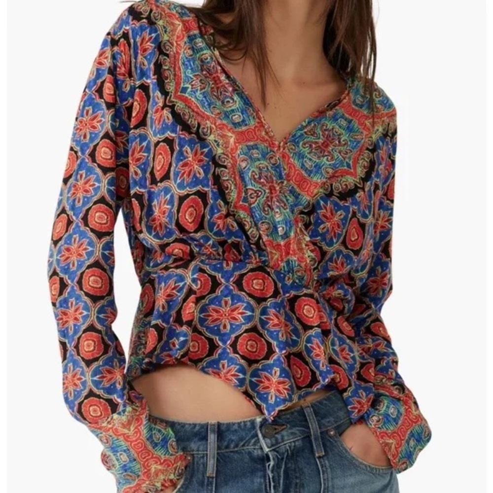 Free People Falling for You Top size L.  new
